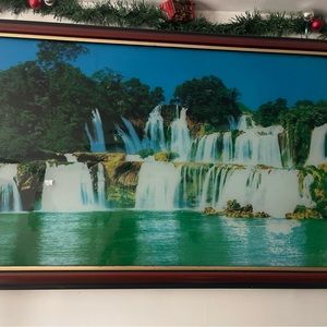 Waterfall Light and Sound art